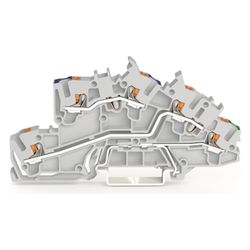 Wago Installationsetagenklemme 2203 2203-7646, 400V 31A, Polyamid, Grau... WAGO-2203-7646 4066966121957 (Abb. 1)