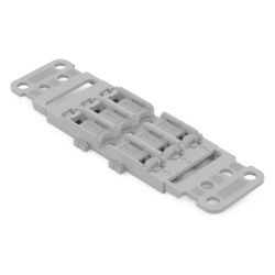 Wago Befestigungsadapter 221-2503, 3-fach, Schraubbefestigung, Polyamid, Grau... WAGO-221-2503 4066966119848 (Abb. 1)