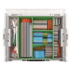 Wago Installationsetagenklemmen-Set TOPJOB S-INSTA BOX 821-162, Hutschiene TH35, Thermopl... WAGO-821-162 4066966308600 (Abb. 1)