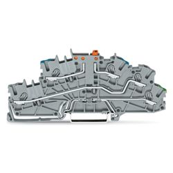 Wago Installationsetagenklemme 2003 2003-6641, 0,25-4mm2, Thermoplast, Grau... WAGO-2003-6641 4050821322030 (Abb. 1)