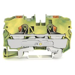 Wago 2-Leiter-Schutzleiterklemme TOPJOB S 2210-1207, 10mm2, Federzuganschluss, Polyamid... WAGO-2210-1207 4055143736084 (Abb. 1)