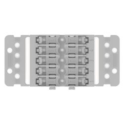 Wago Befestigungsadapter 221-2505, 5-fach, Schraubbefestigung, Polyamid, Grau... WAGO-221-2505 4066966119862 (Abb. 1)