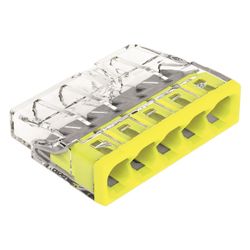 Wago COMPACT-Verbindungsdosenklemme 2273 2273-205, 5-Leiter 0,5-2,5mm2, Polycarbonat, Ge... WAGO-2273-205 4050821027874 (Abb. 1)