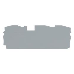 Wago Abschluss- und Zwischenplatte 2016-1391, 1mm, Grau... WAGO-2016-1391 4044918121859 (Abb. 1)