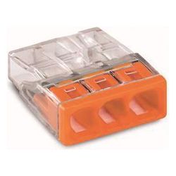 Wago COMPACT-Verbindungsdosenklemme 2273-203, 3-Leiter 0,5-2,5mm2, Polycarbonat, Transpa... WAGO-2273-203 4050821027850 (Abb. 1)