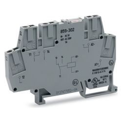 Wago Relaisklemme 859-304, 24V DC, 1 Wechsler, 6mm, Grau... WAGO-859-304 4055143606769 (Abb. 1)