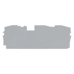 Wago Abschluss- und Zwischenplatte 2016-1391, 1mm, Grau... WAGO-2016-1391 4044918121859 (Abb. 1)