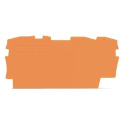 Wago Abschluss- und Zwischenplatte TOPJOB S 2002-1392, 0,8 mm, Polyamid, Orange... WAGO-2002-1392 4055143234221 (Abb. 1)