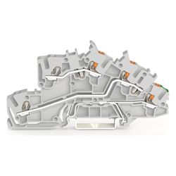 Wago Installationsetagenklemme 2203 2203-7545, 400V 31A, Polyamid, Grau... WAGO-2203-7545 4066966121995 (Abb. 1)