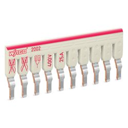 Wago Schachtelbrücker TOPJOB S 2002-480, 10-fach 400V 25A, 5,2mm, Lichtgrau... WAGO-2002-480 4055143692342 (Abb. 1)