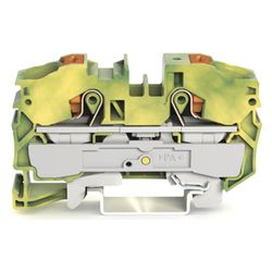 Wago 2-Leiter-Schutzleiterklemme TOPJOB S 2216-1207, 16mm2, 69,8x12x37,1mm, Polyamid, G... WAGO-2216-1207 4055143732765 (Abb. 1)
