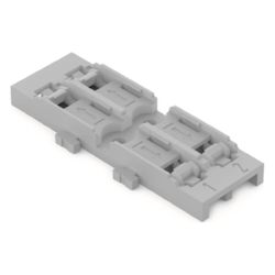 Wago Befestigungsadapter Serie 221 221-2522, 2-fach, Schraubbefestigung, Polyamid, Grau,... WAGO-221-2522 4066966119930 (Abb. 1)