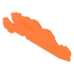 Wago Abschluss- und Zwischenplatte TOPJOB S 2005-7692, 1mm, Polyamid, orange... WAGO-2005-7692 4045454448172 (Abb. 1)