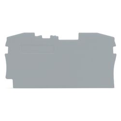 Wago Abschluss- und Zwischenplatte TOPJOB S 2006-1291, 1mm, Polyamid, Grau... WAGO-2006-1291 4017332072595 (Abb. 1)