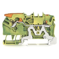 Wago 2-Leiter-Schutzleiterklemme TOPJOB S 2102-5207, 0,25-4mm2, Grün/Gelb... WAGO-2102-5207 4055143741903 (Abb. 1)