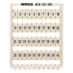 Wago WSB-Beschriftungskarte 209-566, Rastermaß 5mm, weiß... WAGO-209-566 4017332273138 (Abb. 1)