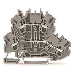 Wago Doppelstockklemme TOPJOB S 2002-2201, 500V 24A 5,2mm, Polyamid, Grau... WAGO-2002-2201 4044918753517 (Abb. 1)