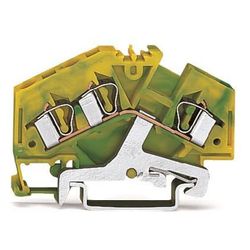 Wago 3-Leiter-Schutzleiterklemme 281 281-637, 0,08-4mm2, Polyamid, Grün/Gelb... WAGO-281-637 4045454084516 (Abb. 1)