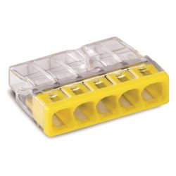 Wago COMPACT-Verbindungsdosenklemme 2273 2273-205, 5-Leiter 0,5-2,5mm2, Polycarbonat, Ge... WAGO-2273-205 4050821027874 (Abb. 1)