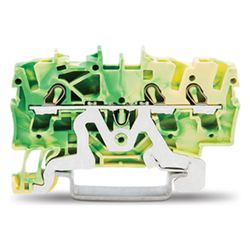 Wago Schutzleiterklemme TOPJOB S 2002-1307, 3-Leiter, 5,2mm, Polyamid, Grün-Gelb... WAGO-2002-1307 4017332999274 (Abb. 1)