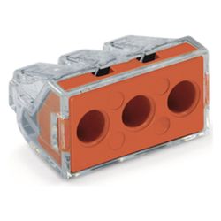 Wago Verbindungsdosenklemme 773 773-173, 2,5-6mm2 400V 41A, Polycarbonat, Transparent/Rot... WAGO-773-173 4050821215141 (Abb. 1)