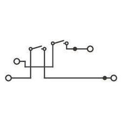 Wago Doppelstock-Doppeltrennklemme 2002-2951, 400V 16A, 0,25-4mm2, 5,2x108x42mm, Grau... WAGO-2002-2951 4055143875196 (Abb. 1)