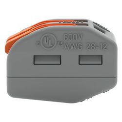 Wago Verbindungsklemme 222 222-412, 0,08-2,5mm2, Grau... WAGO-222-412 4050821346470 (Abb. 1)