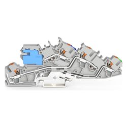Wago Installationsetagenklemme 2205 2205-7641, 250V 35A, Polyamid, grau... WAGO-2205-7641 4066966165203 (Abb. 1)