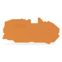 Wago Abschlussplatte TOPJOB S 2016-7692, 1mm, Polyamid, Orange... WAGO-2016-7692 4045454732318 (Abb. 1)