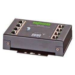 Wago Industrial-ECO-Switch 852-112, 8 Ports 100 Mbit/s, Stahlblech, Schwarz... WAGO-852-112 4045454847586 (Abb. 1)