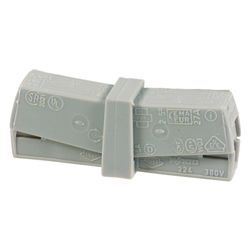 Wago Leuchtenklemme 224-201, 0,5-2,5mm2, 400V, 24A, Grau... WAGO-224-201 4044918818407 (Abb. 1)