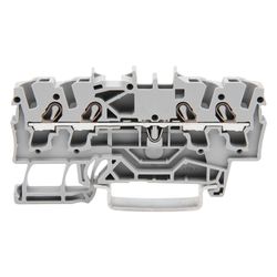 Wago 4-Leiter-Durchgangsklemme TOPJOB S 2002-1401, 2,5mm2, 800V, 24A, Grau... WAGO-2002-1401 4017332999281 (Abb. 1)