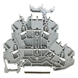 Wago Doppelstockklemme TOPJOB S 2002-2231, 5,2mm, 500V, 24A, grau... WAGO-2002-2231 4044918965316 (Abb. 1)