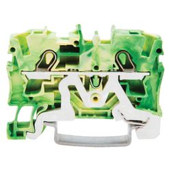 Wago 2-Leiter-Schutzleiterklemme TOPJOB S 2004-1207, 0,5-6mm2, Thermoplast, Grün/Gelb... WAGO-2004-1207 4017332071345 (Abb. 1)