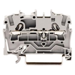 Wago 2-Leiter-Durchgangsklemme TOPJOB S 2002-1201, 2,5mm2, 800V, 24A, Grau... WAGO-2002-1201 4017332999168 (Abb. 1)