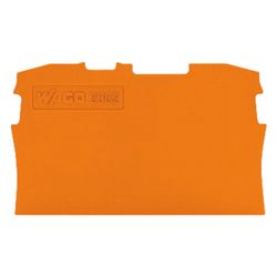 Wago Abschluss- und Zwischenplatte TOPJOB S 2002-1292, 0,8 mm, Polyamid, Orange... WAGO-2002-1292 4055143234207 (Abb. 1)