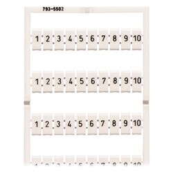 Wago Beschriftungskarte WMB 793-5501, 5,2mm, weiß... WAGO-793-5501 4044918805858 (Abb. 1)