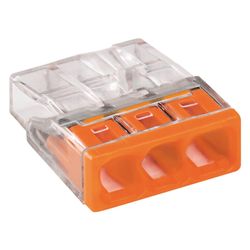 Wago COMPACT-Verbindungsdosenklemme 2273-203, 3-Leiter 0,5-2,5mm2, Polycarbonat, Transpa... WAGO-2273-203 4050821027850 (Abb. 1)