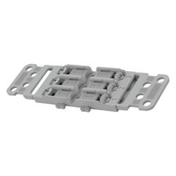 Wago Befestigungsadapter 221-2503, 3-fach, Schraubbefestigung, Polyamid, Grau... WAGO-221-2503 4066966119848 (Abb. 1)