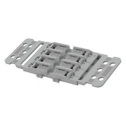 Wago Befestigungsadapter 221-2504, 4-fach, Schraubbefestigung, Polyamid, Grau... WAGO-221-2504 4066966119855 (Abb. 1)