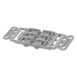 Wago Befestigungsadapter 221-2513, 3-fach, Rastfuß, Polyamid, Grau... WAGO-221-2513 4055144066562 (Abb. 1)