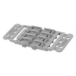 Wago Befestigungsadapter 4-fach 221-2514, Rastfuß, Polyamid, Grau... WAGO-221-2514 4055144066579 (Abb. 1)