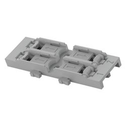 Wago Befestigungsadapter 221-2525, 5-fach, Schraubbefestigung, Polyamid, Grau... WAGO-221-2525 4066966119961 (Abb. 1)