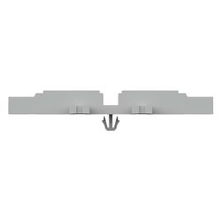 Wago Befestigungsadapter 221-2532, 2-fach, Rastfuß, Polyamid, Grau... WAGO-221-2532 4055144066609 (Abb. 1)