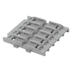 Wago Befestigungsadapter 221-2535, 5-fach, Rastfuß, Polyamid, Grau... WAGO-221-2535 4055144066913 (Abb. 1)