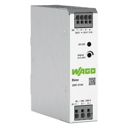Wago Primär getaktete Stromversorgung Base 24V 20A, 480W, 56x125x138mm, IP20... WAGO-2587-2147 4066966626698 (Abb. 1)