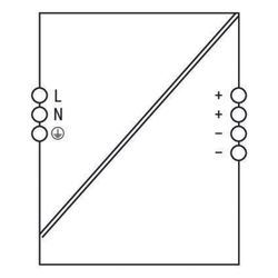 Wago Primär getaktete Stromversorgung Base 24V 20A, 480W, 56x125x138mm, IP20... WAGO-2587-2147 4066966626698 (Abb. 1)
