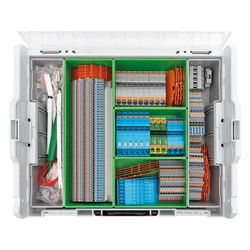 Wago Installationsetagenklemmen-Set TOPJOB S-INSTA BOX 821-162, Hutschiene TH35, Thermopl... WAGO-821-162 4066966308600 (Abb. 1)