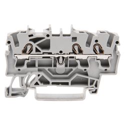 Wago Durchgangsklemme TOPJOB S 2002-1301, 2,5mm2, 800V, 24A, Federzuganschluss, Grau... WAGO-2002-1301 4017332999229 (Abb. 1)