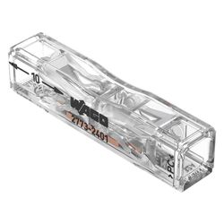 Wago Durchgangsverbinder 2773, 0,75-4mm2, 32A, 450V, Polycarbonat, Transparent, 2773-24... WAGO-2773-2401 4066966321630 (Abb. 1)